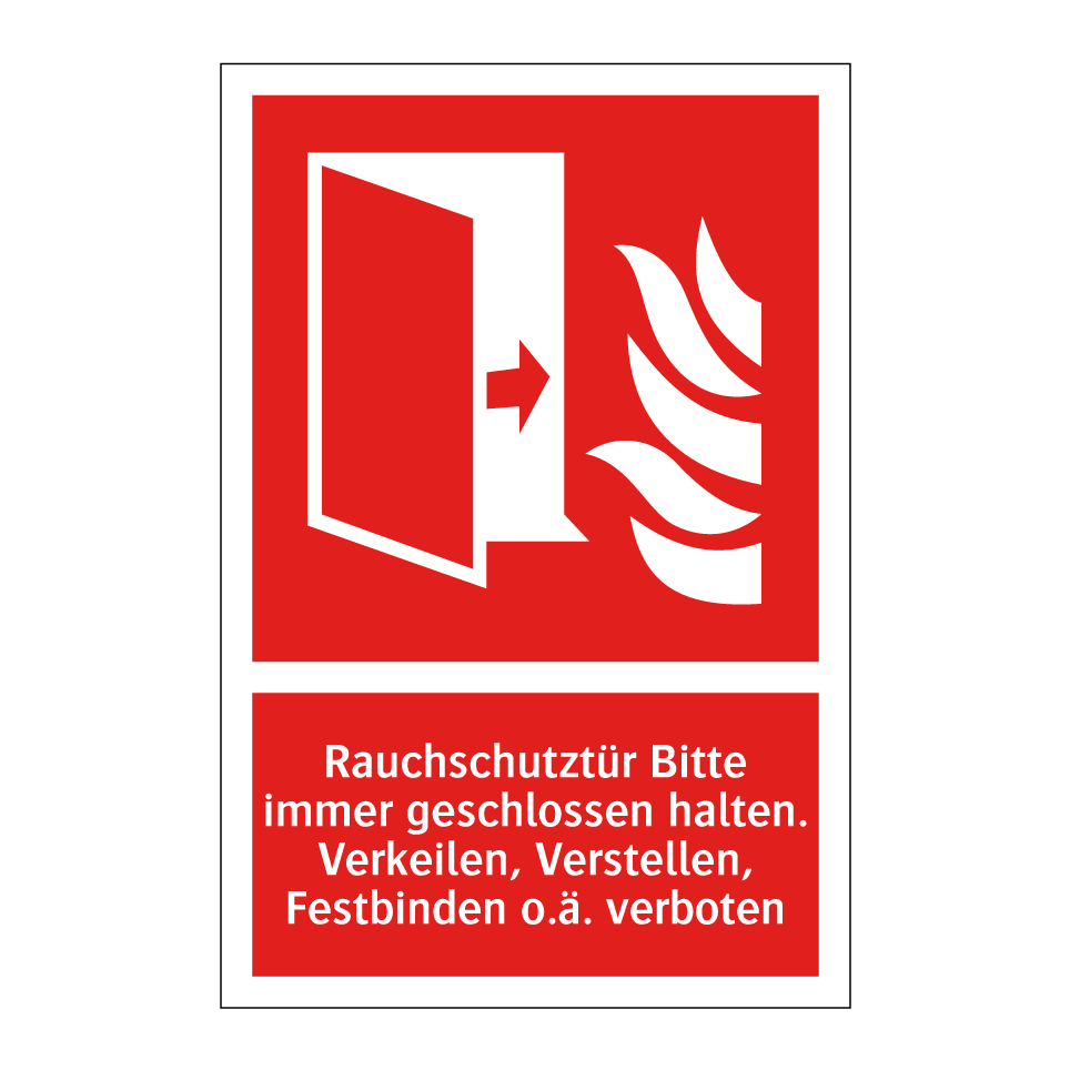 SB41 Brandschutzzeichen Brandschutztür verkeilen,verstellen,festbind, 2,78 SB41 Brandschutzzeichen Brandschutztür verkeilen,verstellen,festbind, 2,78