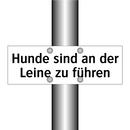 Hunde sind an der Leine zu führen