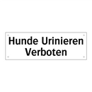 Hunde Urinieren Verboten