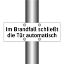 Im Brandfall schließt die Tür automatisch