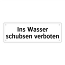 Ins Wasser schubsen verboten