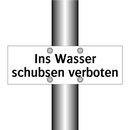 Ins Wasser schubsen verboten