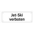 Jet-Ski verboten