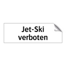 Jet-Ski verboten