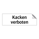 Kacken verboten