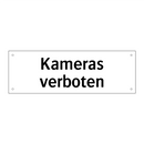 Kameras verboten
