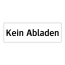 Kein Abladen