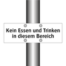 Kein Essen und Trinken in diesem Bereich