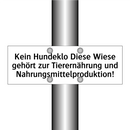 Kein Hundeklo Diese Wiese gehört zur Tierernährung und Nahrungsmittelproduktion!