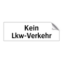 Kein Lkw-Verkehr