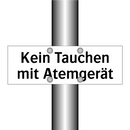 Kein Tauchen mit Atemgerät