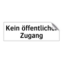 Kein öffentlicher Zugang