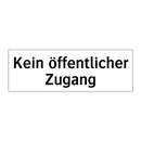 Kein öffentlicher Zugang