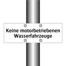 Keine motorbetriebenen Wasserfahrzeuge