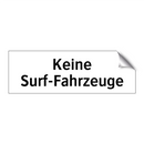 Keine Surf-Fahrzeuge