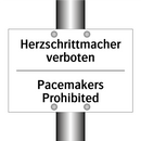 Herzschrittmacher verboten - Pacemakers Prohibited