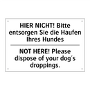 HIER NICHT! Bitte entsorgen Sie /.../ - NOT HERE! Please dispose of your /.../