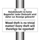 Holzdiebstahl ist keine Bagatelle! /.../ - Wood theft is no trivial matter! /.../