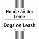Hunde an der Leine - Dogs on Leash