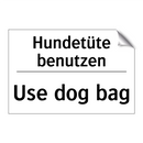 Hundetüte benutzen - Use dog bag
