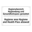 Hygienebereich Hygiendung und /.../ - Hygiene area Hygiene and Health /.../