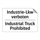 Industrie-Lkw verboten - Industrial Truck Prohibited