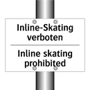 Inline-Skating verboten - Inline skating prohibited