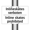 Inlineskates verboten - Inline skates prohibited