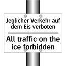 Jeglicher Verkehr auf dem Eis /.../ - All traffic on the ice forbidden/.../