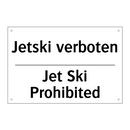 Jetski verboten - Jet Ski Prohibited
