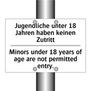 Jugendliche unter 18 Jahren haben /.../ - Minors under 18 years of age are /.../