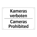 Kameras verboten - Cameras Prohibited