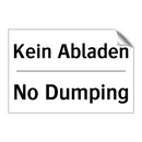 Kein Abladen - No Dumping