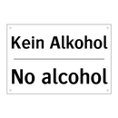 Kein Alkohol - No alcohol