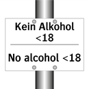 Kein Alkohol <18 - No alcohol <18