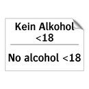 Kein Alkohol <18 - No alcohol <18