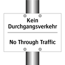 Kein Durchgangsverkehr - No Through Traffic