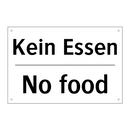 Kein Essen - No food