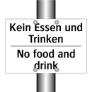 Kein Essen und Trinken - No food and drink