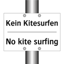 Kein Kitesurfen - No kite surfing