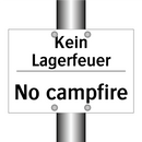 Kein Lagerfeuer - No campfire