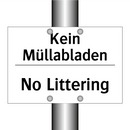 Kein Müllabladen - No Littering