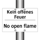 Kein offenes Feuer - No open flame