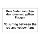 Kein Surfen zwischen den roten /.../ - No surfing between the red and /.../