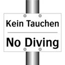 Kein Tauchen - No Diving