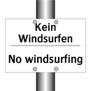 Kein Windsurfen - No windsurfing