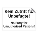 Kein Zutritt für Unbefugte! - No Entry for Unauthorized Persons!/.../