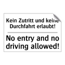 Kein Durchgang - No passage