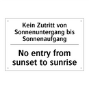 Kein Durchgang: Durchgang Verboten/.../ - No Thoroughfare: Passage Prohibited/.../