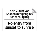 Kein Durchgang: Durchgang Verboten/.../ - No Thoroughfare: Passage Prohibited/.../